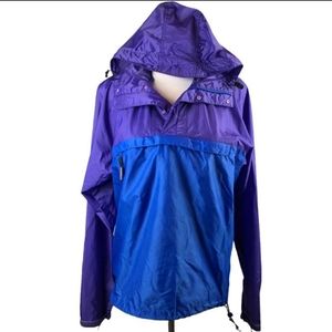 Patagonia purple and blue windbreaker